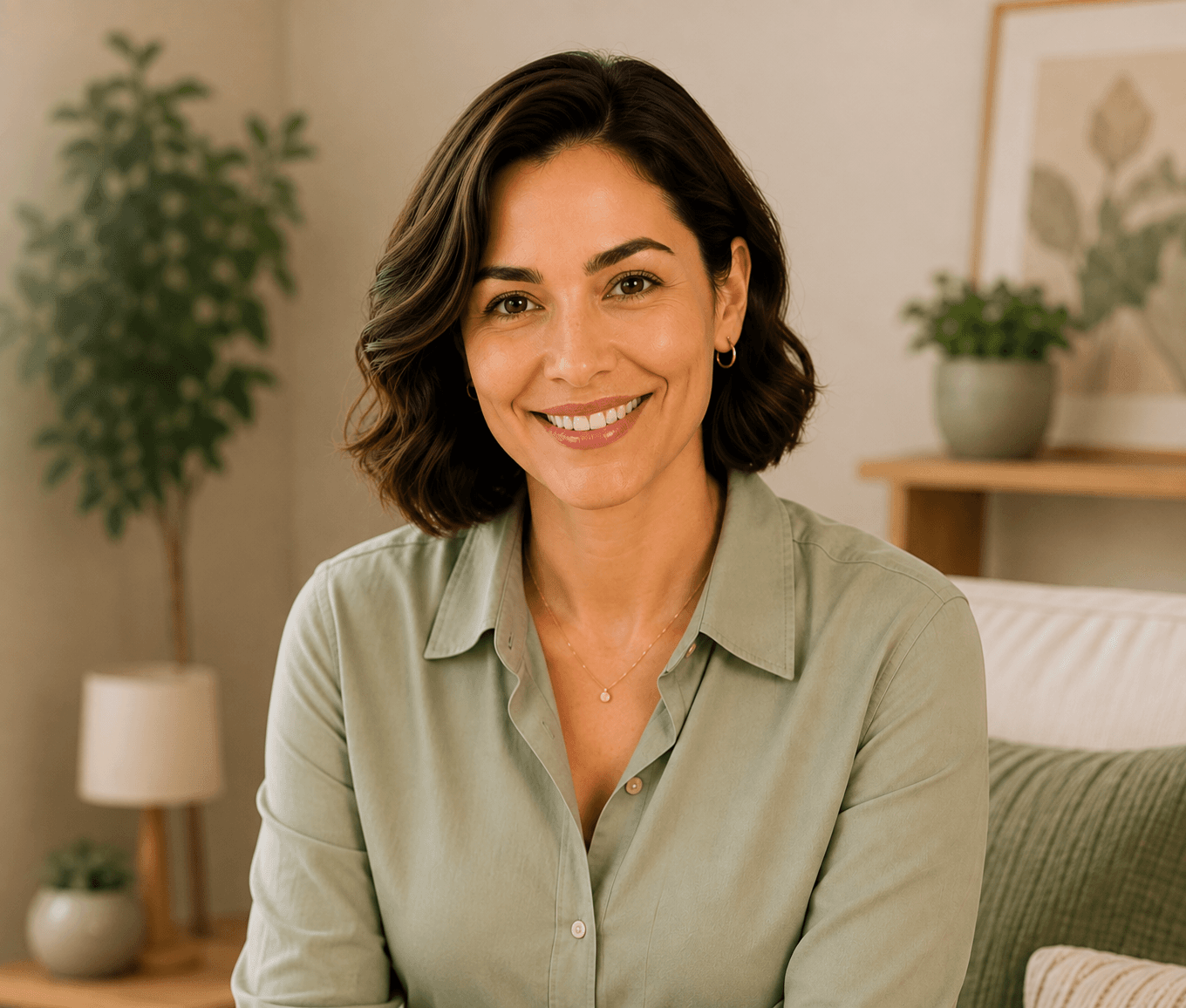 Retrato de Amanda Cordeiro, fisioterapeuta.
